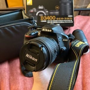 Nikon D3400 18-55VR/70-300 Camera Kit
